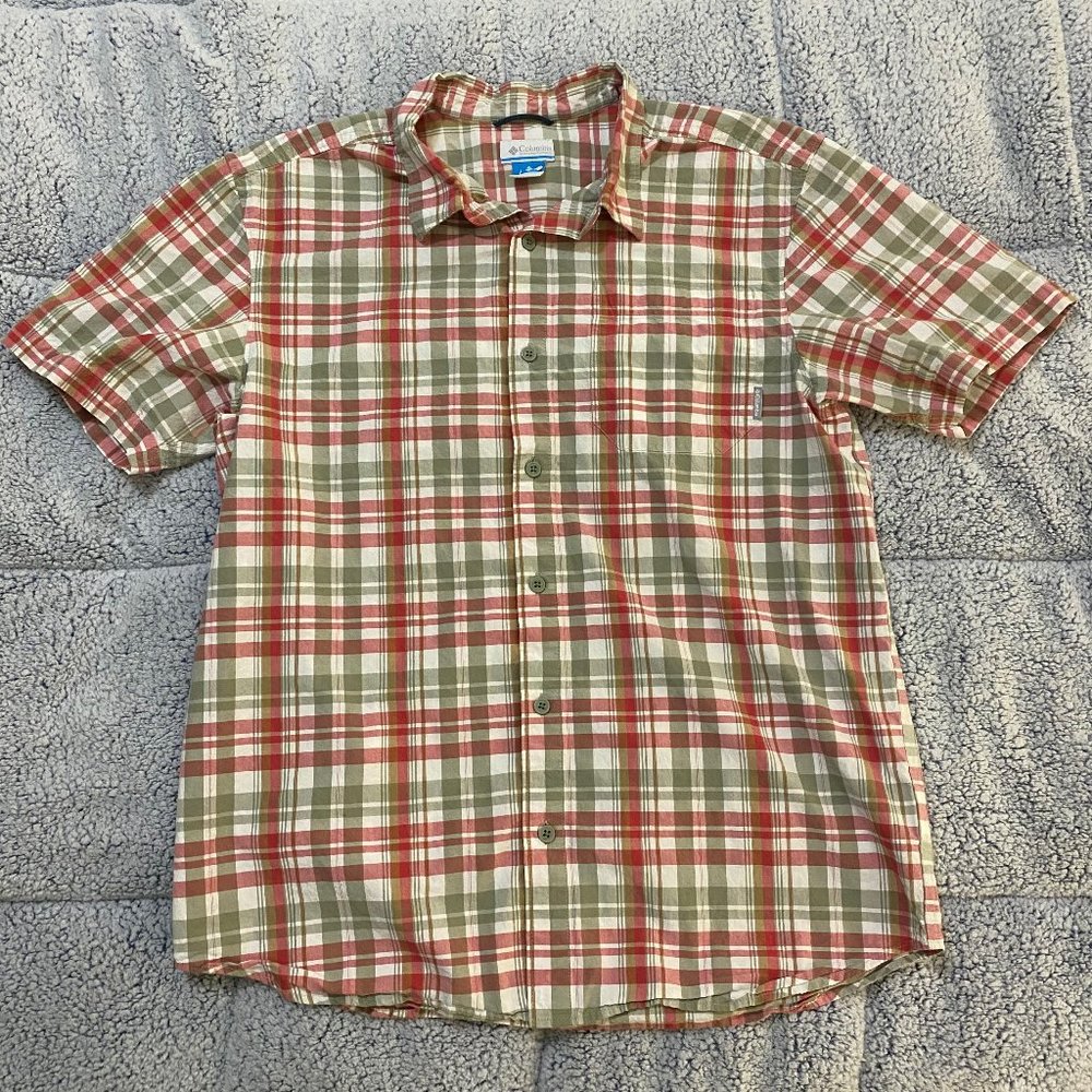 Columbia Shirt color red size L